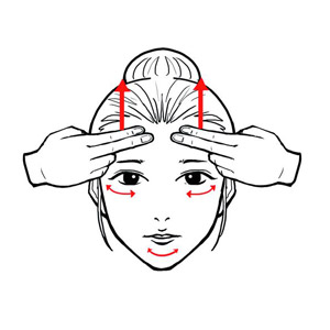 图解精油排毒护肤的按摩手法