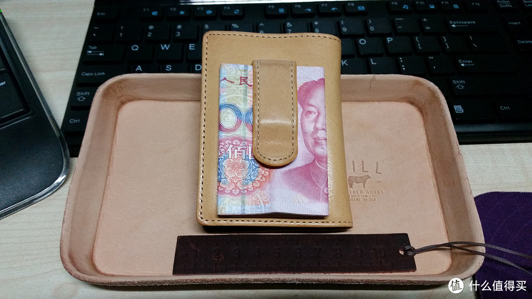 一二折！Will Leather Goods Shelby Front Pocket Money Clip 真皮钱夹子晒物