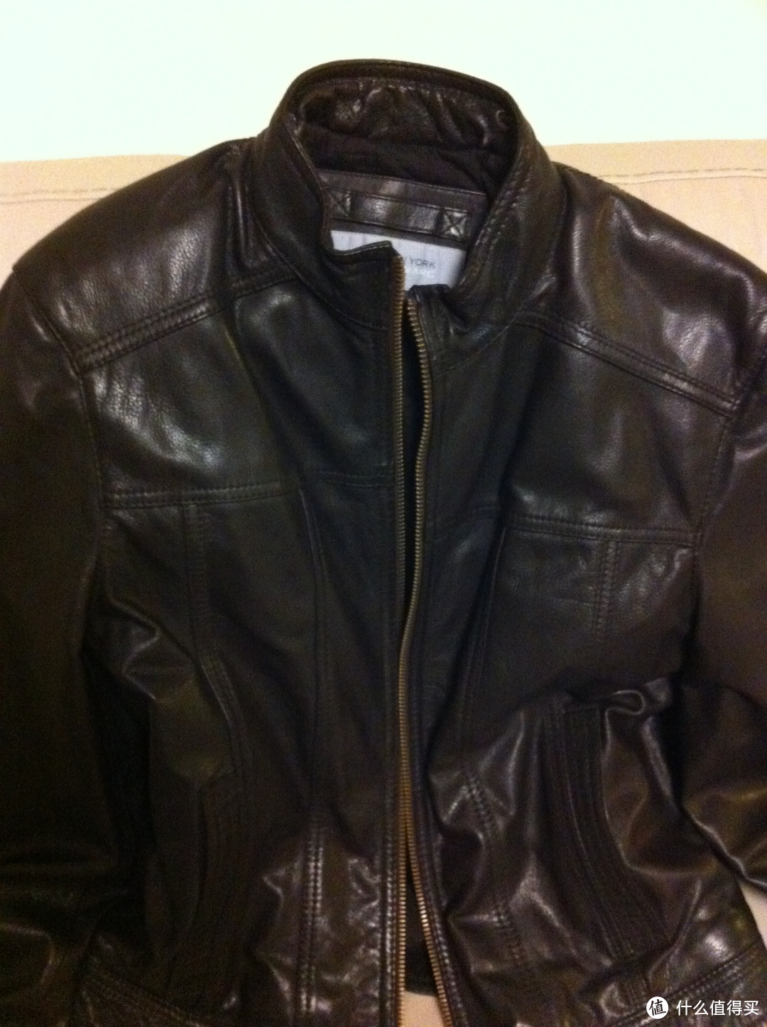 Marc New York 经济适用皮夹克——Marc New York by Andrew Marc Men's Cruz Soft Leather Open Bottom Jacket