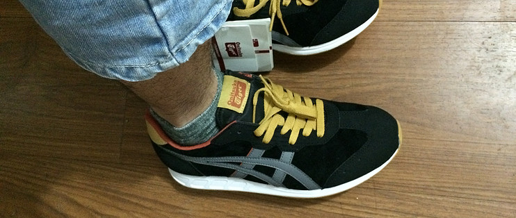 双11收获之第一双Onitsuka Tiger 鬼冢虎 男款复古休闲鞋 D3R0L-8060