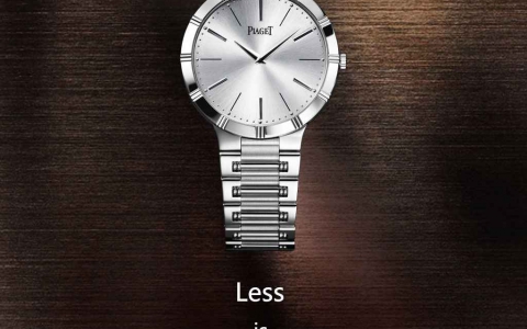 “Less is more” 品鉴伯爵Dancer系列白金腕表