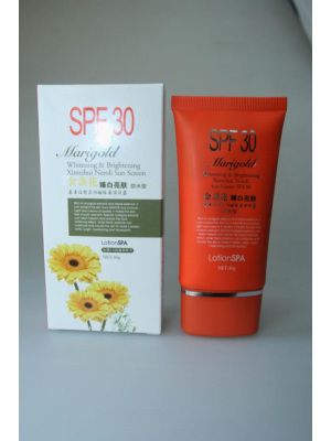 LotionSPA金盏花臻白亮肤喜美绘橙花防晒隔离润肤露SPF30（防水型）(桔红)